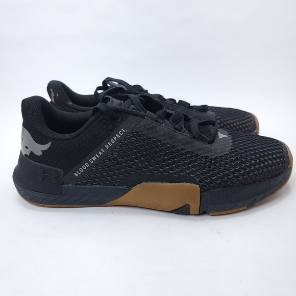 Under Armour Project Rock TriBase Reign 4 Training Shoes Mens Size 9 3026516-001 - Picture 1 of 6